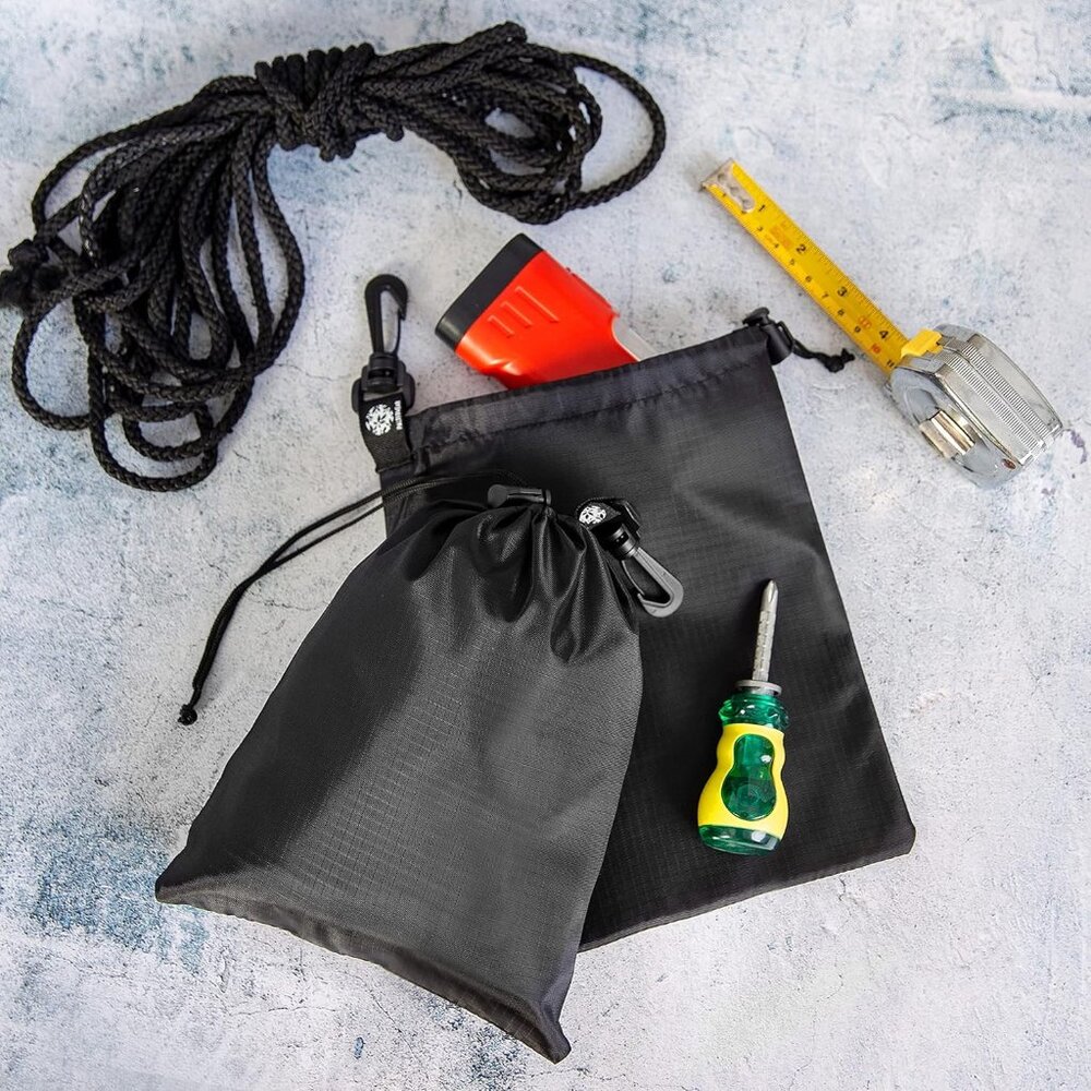 Multi-Functional Drawstring Bags - Set Of 5 Nylon… - image 2